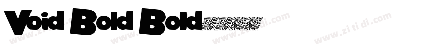 Void Bold Bold字体转换